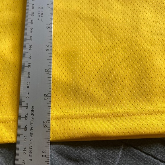 Nike Los Angeles Lakers Jersey Mens Large LeBron James #23 Yellow Basketball - Picture 6 of 10